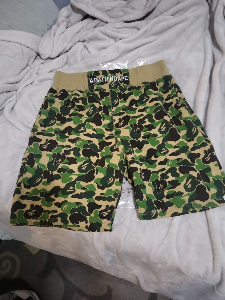 Bape ABC Camo Shorts Large