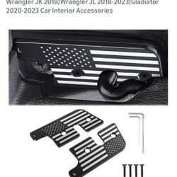 Upgraded Aluminum Alloy Sun Visor Repair Kit for Jeep Wrangler JK 2018/Wrangler JL 2018-2023/Gladiator 2020-2023 Car Interior Accessories