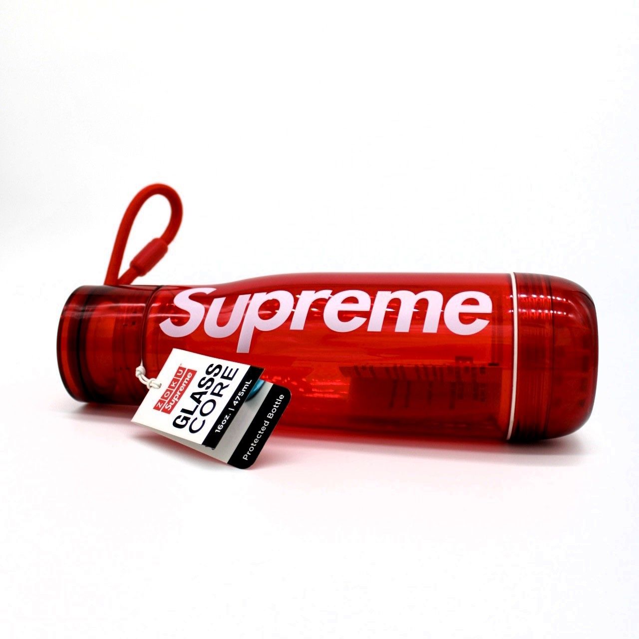 Supreme Zoku Glass Core 16 oz. Bottle Red : SS21 *NWT*