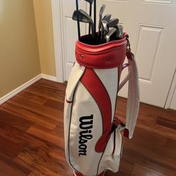 GOLF, Female, RH, Full Set, Wilson Irons Wilson Bag