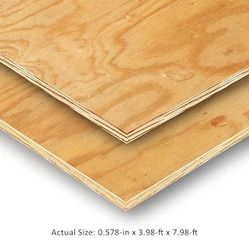 3 Sheets Of Plywood- 4x8x.25