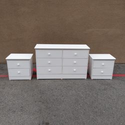 White Bedroom Dresser Set!