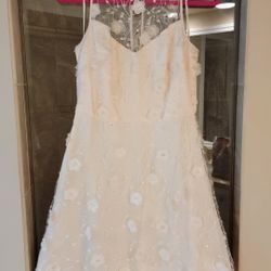 Taylor Embroidered Special Occasion Dress, Size 6