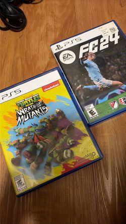 PS5 FC24 soccer fifa 24 TMNT Wrath of the mutants - Sony playstation 5