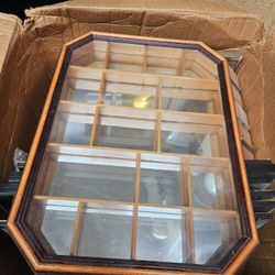 6 Vintage chiro cabinet shadow boxes