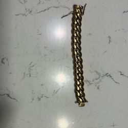 Cuban Link Bracelet 7.5 Inches 
