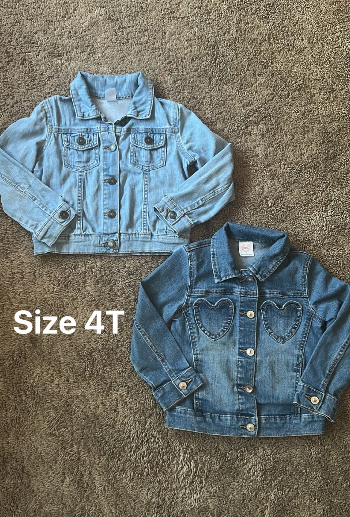 Toddler Girl Jean Jacket Bundle Size 4T