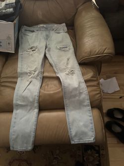 Pacsun Light Blue Ripped Jeans