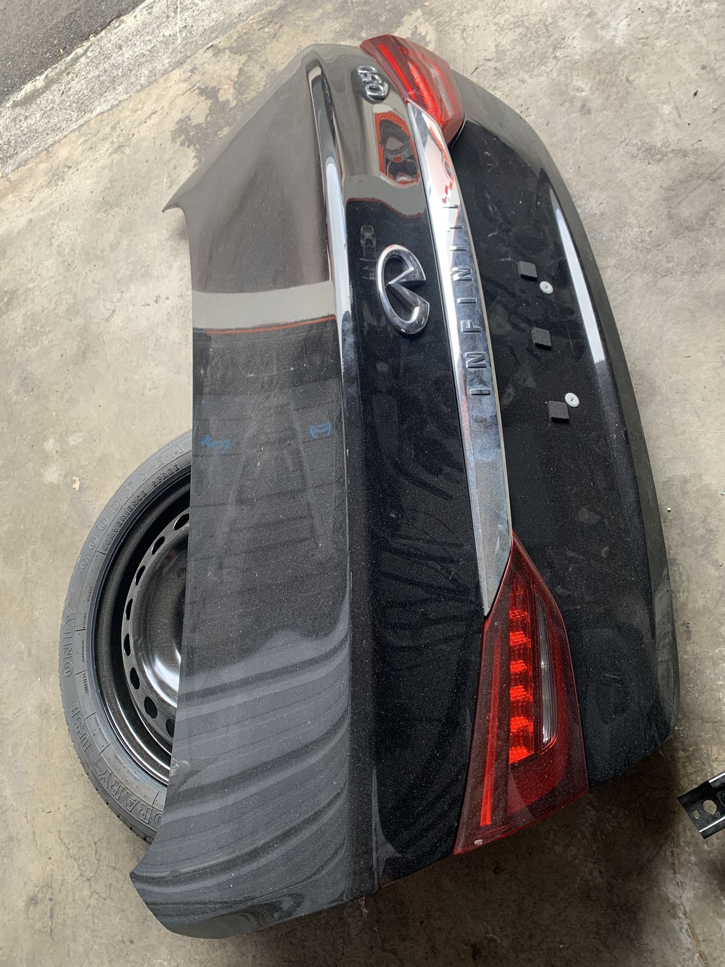 infiniti q50 trunk complete oem 18-24