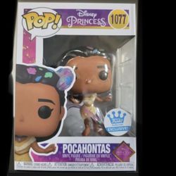 Pocahontas With Leaves Funko Shop Exclusive Funko Pop Disney Princess 