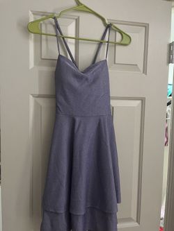 Purple Homecoming Dress/ Party Dress