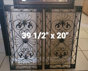 Metal wall decor