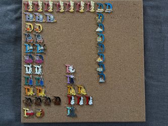 Disneyland D Pin Lot