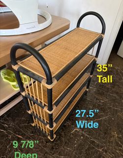 Brand new rattan shelf