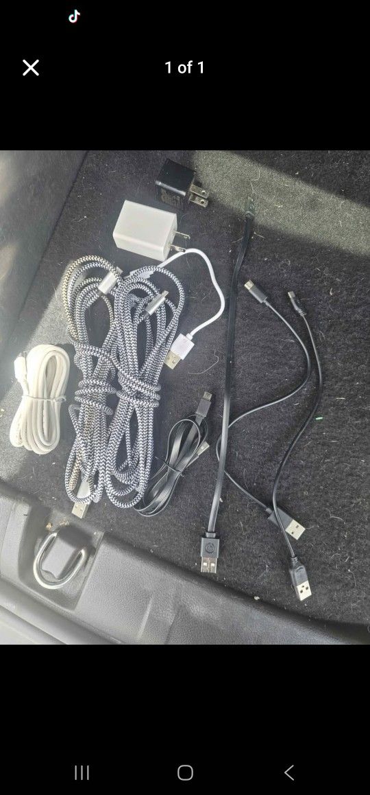 USB A Charger Cords (Old Android)