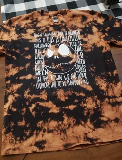 Holloween Tie Dye Jack Shirt