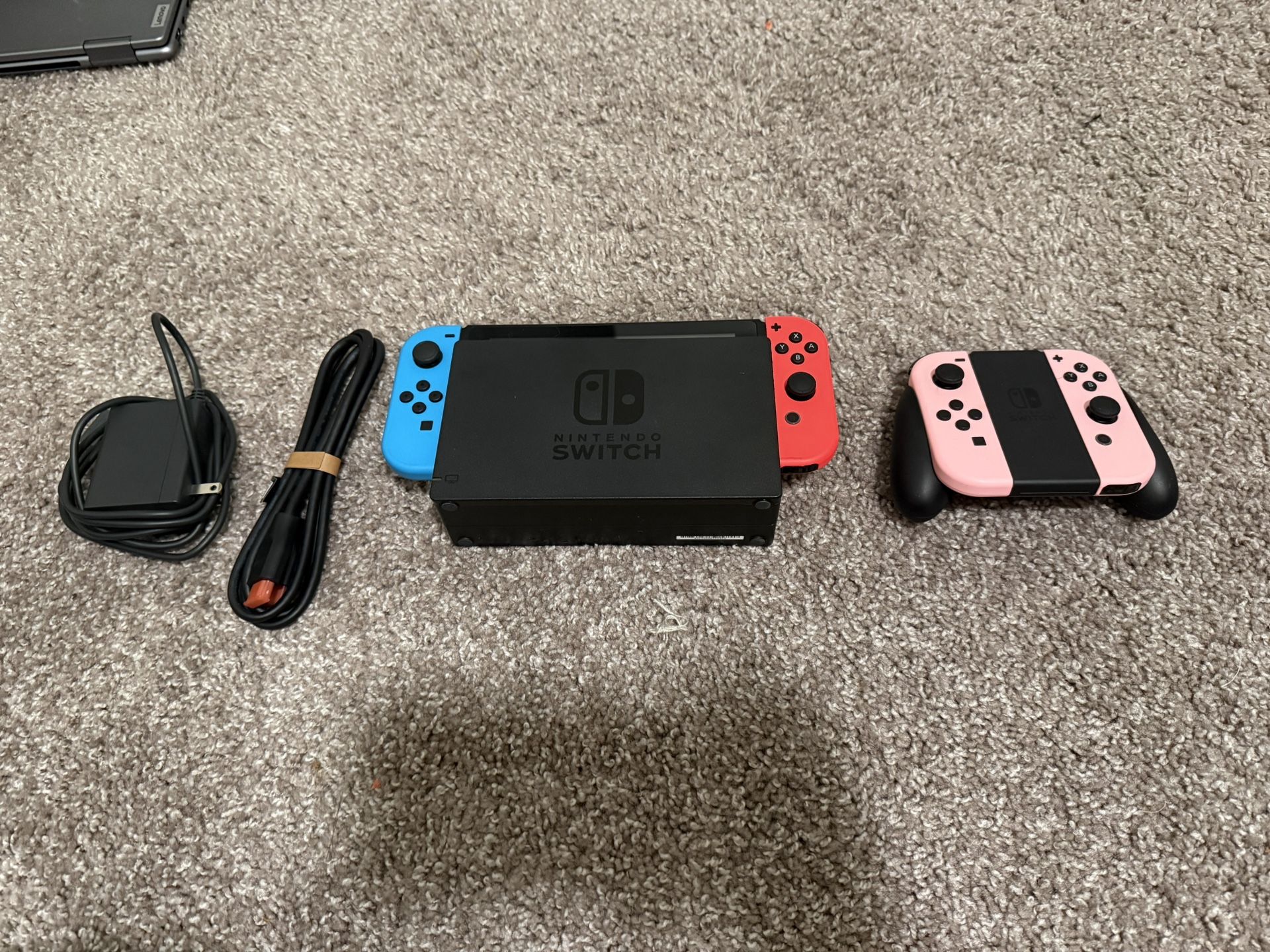 Nintendo Switch 1 With Extra Pink Joy Cons