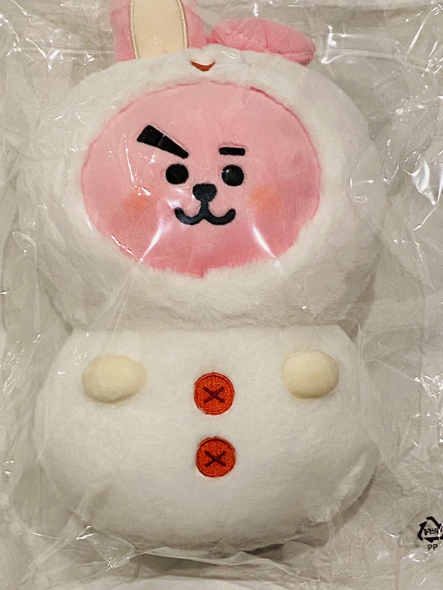 BTS BT21 Line Friends Official Christmas Winter Cooky Plush Plushie Doll NWT