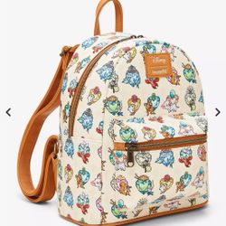 Disney Sidekicks Gemstones Loungefly Backpack NWT 