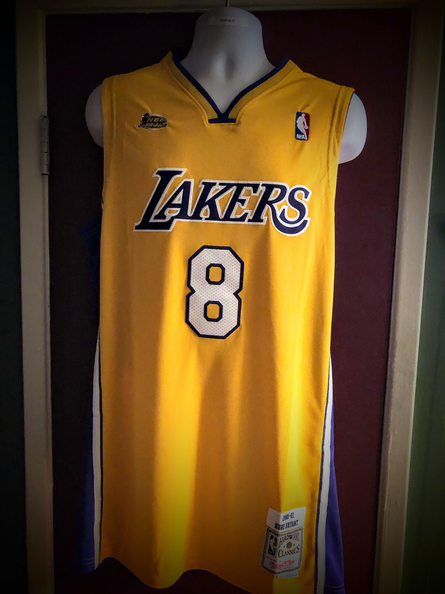Los Angeles Lakers #8 Kobe Bryant Retro 2001 NBA Finals Basketball jersey - S.L.XL.2X