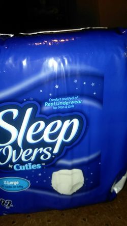Day& night sleep overs..xl 22 in pack..has 18