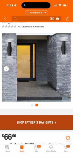 A light fixture for outside the house