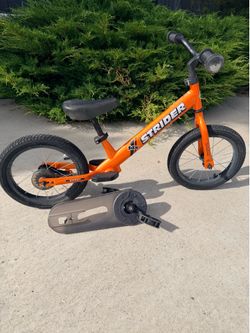 Strider Bike with pedal conversion