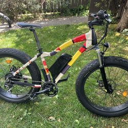 2018 RadRover Fat Tire Electric Bike – Custom Paint + Upgrades – Only 250 Miles on New Battery