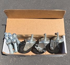 Replacement wheels for push cart