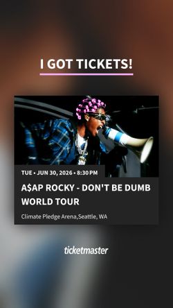 Asap rocky tickets