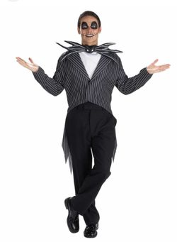 Adult Jack Skellington costume size L