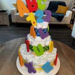 ABC Diaper Cake