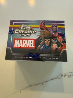 2026 Topps Chrome Marvel Value Box – Factory Sealed