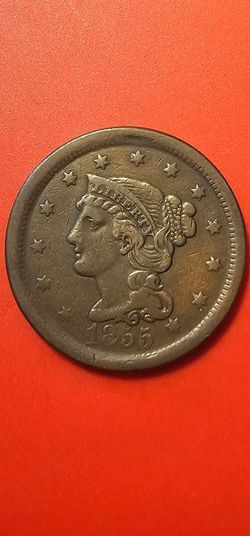 1855 ,Liberty  One Cent ,A Great Coin For Your Collection!!