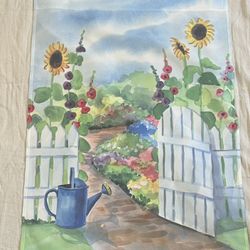 NEW  Spring Garden Flag- Large