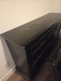 Used Black Dresser