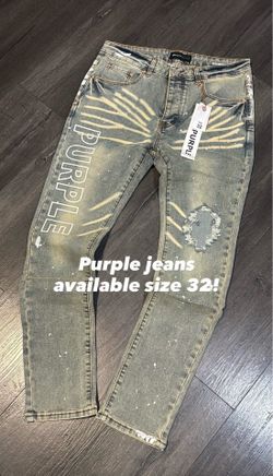 Purple jeans