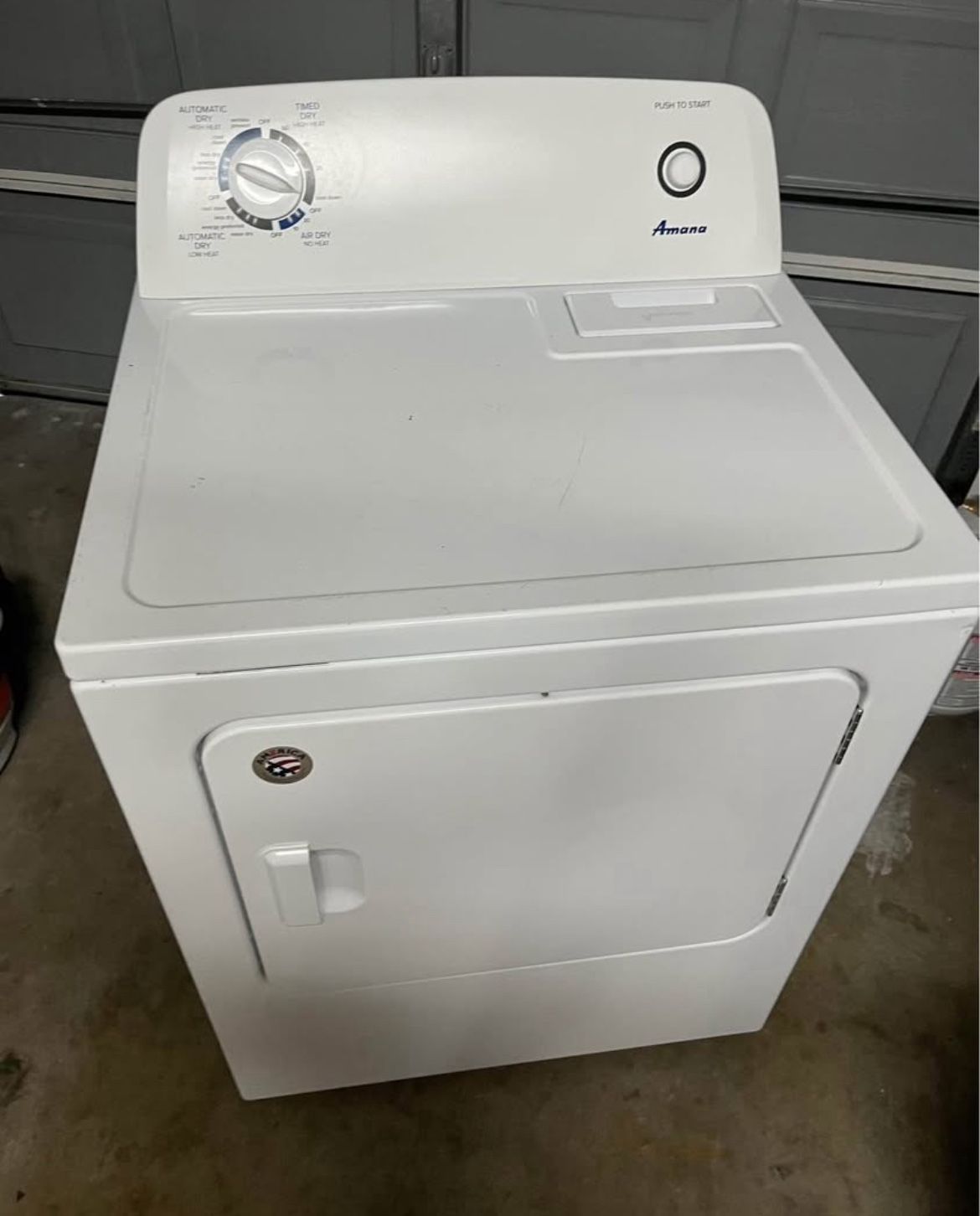 Amana Top Load Electric Dryer