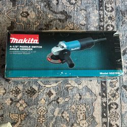 4-1/2 Paddle Switch Angle Grinder 