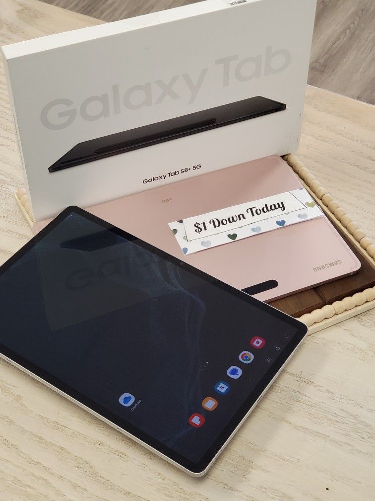 Samsung Galaxy Tab S8 Plus Tablet $1 DOWN TODAY NO CREDIT NEEDED