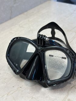 Dive mask with Gopro Mount
