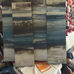 3 Piece Abstract Art 