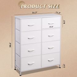 Brand New Pre Built White Dresser