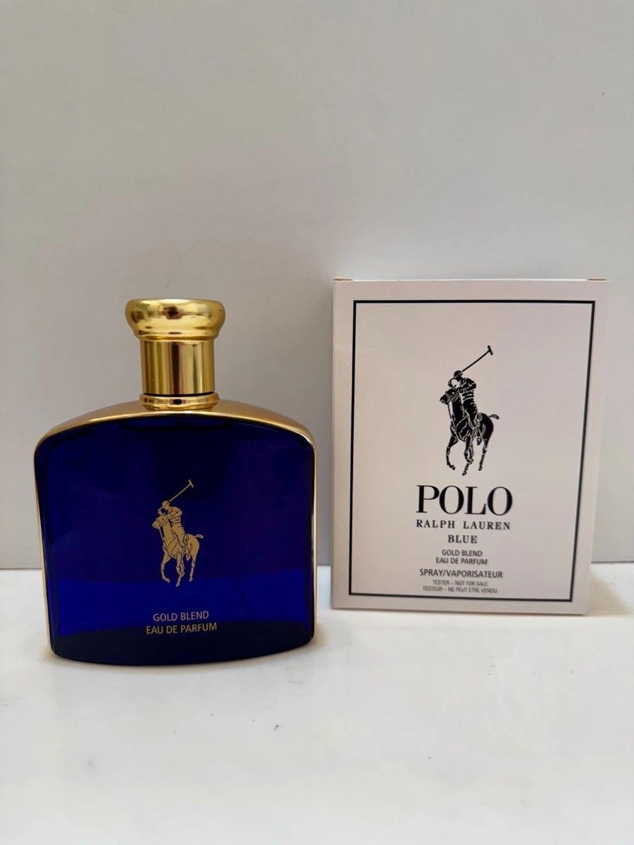 Polo Ralph Lauren Blue GOLD BLEND Eau De Parfum 4.2 oz / 125 ml New In Box Tst