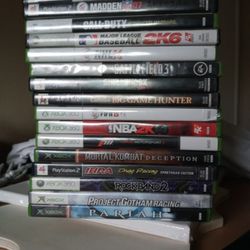 PS2, Xbox, Xbox360 Games