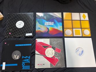 6 house vinyl records