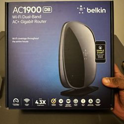 Belkin Dual Band WiFi Router, Brand New. Open Box