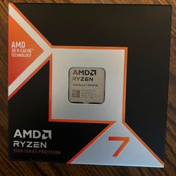 AMD Ryzen 7 9800X3D Processor. 