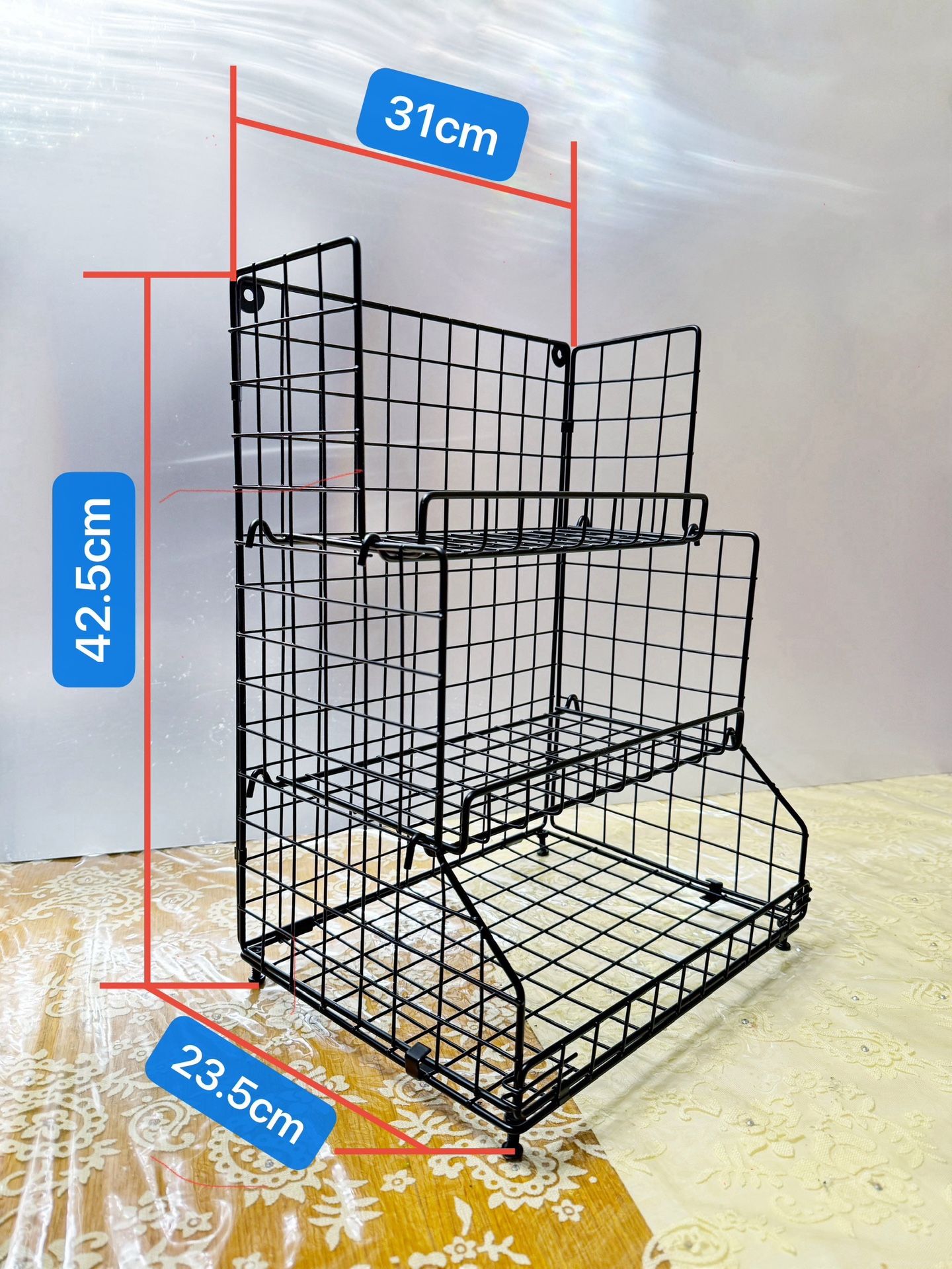 3-layer shelving