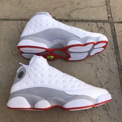 New Nike Air Jordan 13 Retro White Wolf Grey Shoes Men’s 11